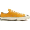 Chuck 1970s en cuir aux couleurs de saison « Jaune Blanc »