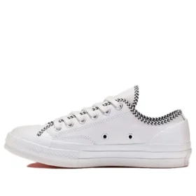 Chuck 1970S Mission-V Low Top Black Stripe Line « White Black »