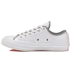 Chuck 1970S Mission-V Low Top Black Stripe Line « White Black »