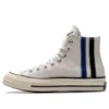 Chuck 70 Archival Stripes High Top « Blanc Bleu Noir »