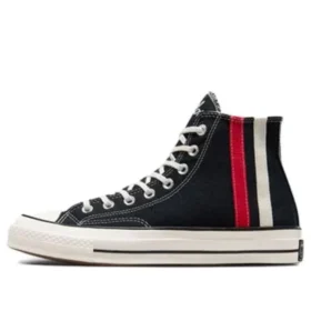 Chuck 70 Archival Stripes « Noir Blanc Rouge »