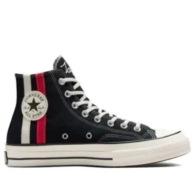 Chuck 70 Archival Stripes « Noir Blanc Rouge »