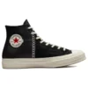 Chuck 70 Crafted Leather High « Black Egret »