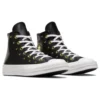 Chuck 70 Hi « Black White Gold Metallic »