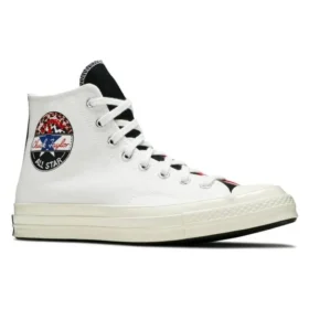 Chuck 70 Hi « Logo Play – White Rush Blue »