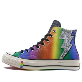 Chuck 70 Hi « Pride Shimmering Black Rainbow »