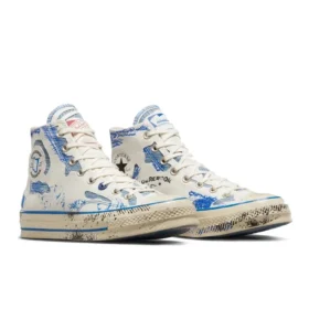 Chuck 70 High « ADER ERROR » – Blanc/Bleu impérial