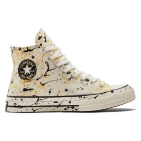 Chuck 70 High « Archive Paint Splatter – Egret »