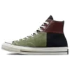 Chuck 70 High « Crafted Patchwork – Vert Trolled / Marron Earth »