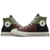 Chuck 70 High « Crafted Patchwork – Vert Trolled / Marron Earth »