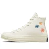 Chuck 70 High « Embroidered Floral – Egret »