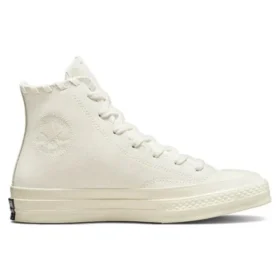 Chuck 70 High « Embroidered Floral – Egret »