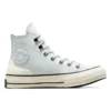 Chuck 70 High en cuir « Blanc Beige »