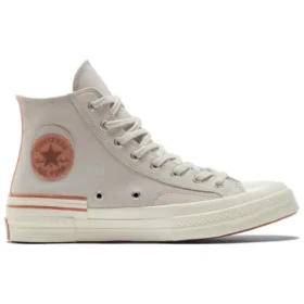 Chuck 70 High « Gris Ivoire Marron »