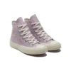 Chuck 70 High « Imprimé floral brodé – Améthyste pâle »