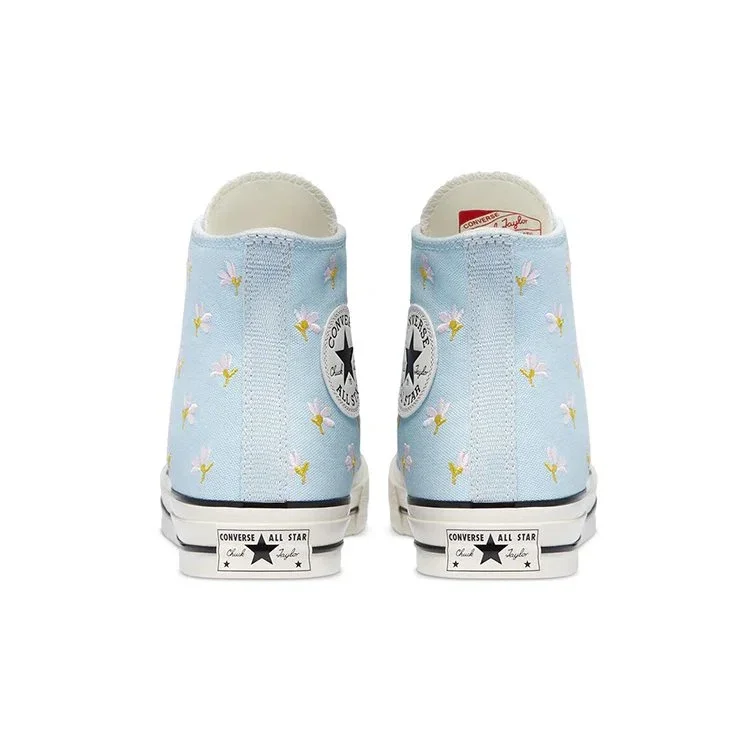 Chuck 70 High « Imprimé floral brodé – Bleu chambray » Chuck 70 High « Imprimé floral brodé – Bleu chambray »