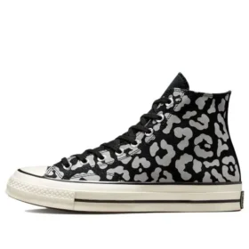 Chuck 70 High « Imprimé léopard – Noir »