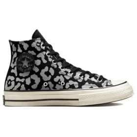 Chuck 70 High « Imprimé léopard – Noir »