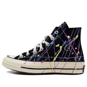 Chuck 70 High « Paint Splatter – Black »
