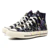 Chuck 70 High « Paint Splatter – Black »