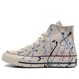 Chuck 70 High « Paint Splatter – Egret »