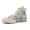 Chuck 70 High « Paint Splatter – Egret »