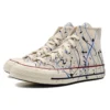 Chuck 70 High « Paint Splatter – Egret »