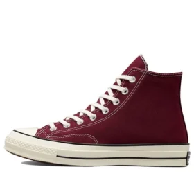 Chuck 70 High « Recycled Canvas – Deep Bordeaux »