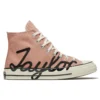 Chuck 70 High « Scripted Signature Print – Rose Gold »