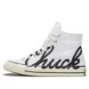 Chuck 70 High « Scripted Signature Print – White Egret »