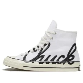 Chuck 70 High « Scripted Signature Print – White Egret »