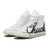 Chuck 70 High « Scripted Signature Print – White Egret »