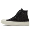 Chuck 70 High « Speckled Black Crochet »