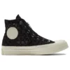 Chuck 70 High « Speckled Black Crochet »