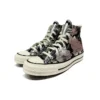 Chuck 70 High « Vintage Floral – Black Silver »
