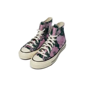 Chuck 70 High « Vintage Floral – Midnight Pink Glaze »
