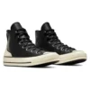 Chuck 70 Leather High « Black Egret »