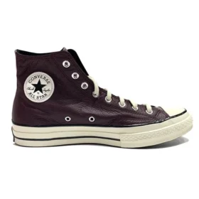 Chuck 70 Leather High « Colorblock – Black Currant »