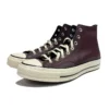 Chuck 70 Leather High « Colorblock – Black Currant »