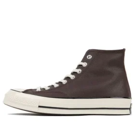 Chuck 70 Leather High « Colorblock – Dark Root Brown »