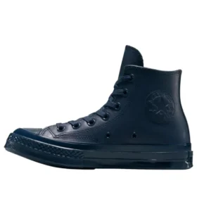 Chuck 70 Leather High Top « Obsidian »