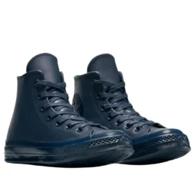 Chuck 70 Leather High Top « Obsidian »
