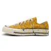 Chuck 70 Low « Paint Splatter – Sunflower Gold »