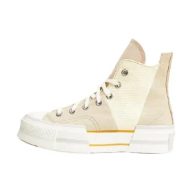 Chuck 70 Plus High « Colorblock Oat Milk »