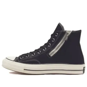 Chuck 70 Side Zip High « Black Egret »