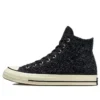 Chuck 70 Suede High « Couleur saisonnière – Noir »