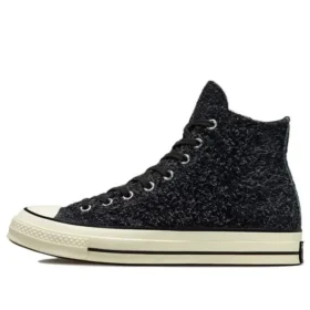 Chuck 70 Suede High « Couleur saisonnière – Noir »