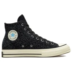 Chuck 70 Suede High « Couleur saisonnière – Noir »