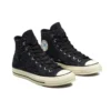 Chuck 70 Suede High « Couleur saisonnière – Noir »