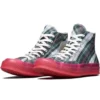 Chuck 70s Hi Plaid Semelle intermédiaire translucide « Red »